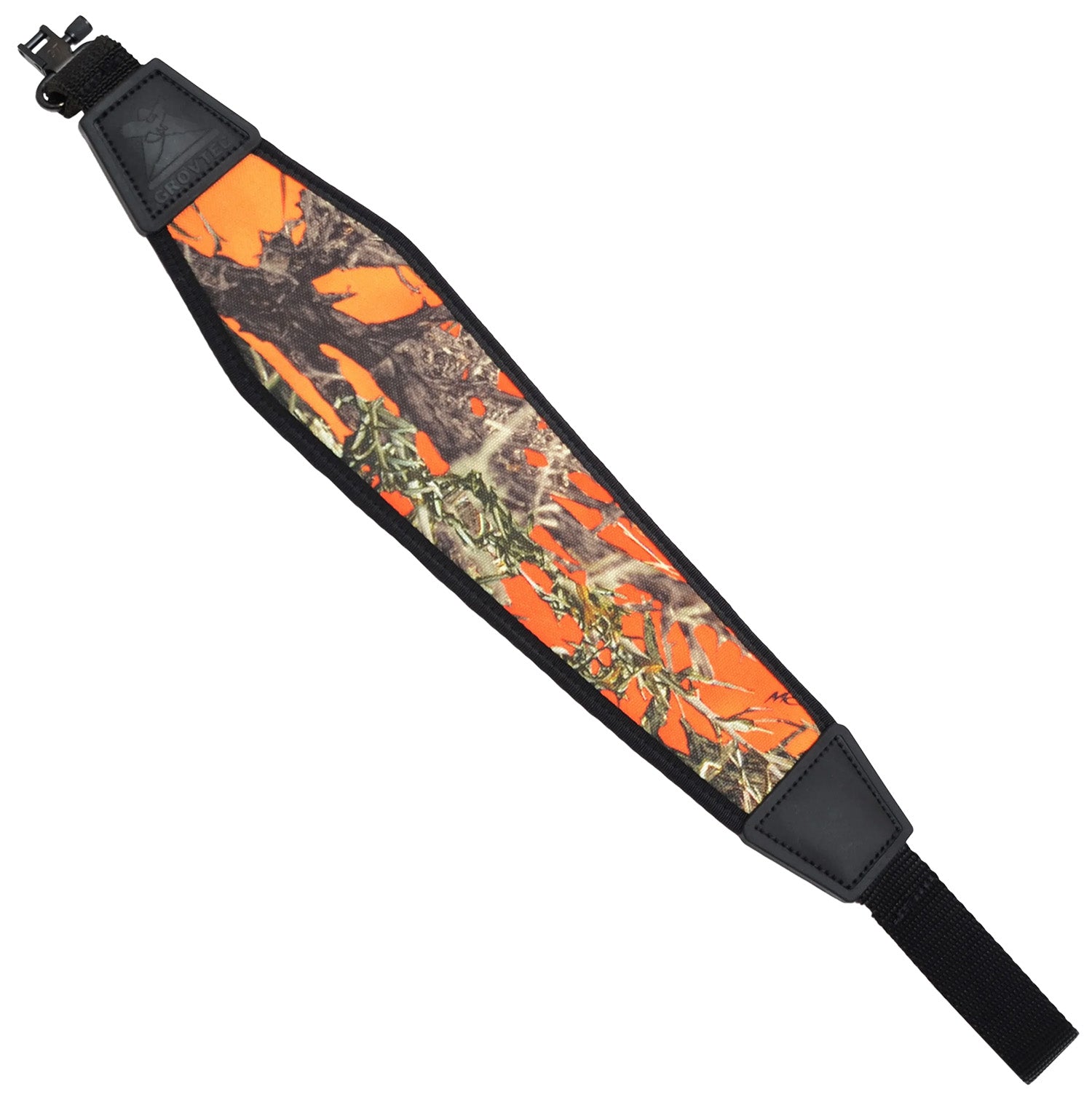 GrovTec GTSL32 Padded Nylon Sling Blaze Orange Adjustable 48" Rifle Shotgun