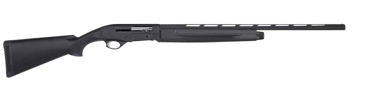 Mossberg 75796 SA Full Size 410 Gauge Semi-Auto 3" 4+1 26" Matte Blued Vent Rib Barrel, Matte Blued Stainless Steel Receiver, Fixed Black Synthetic Stock, Right Hand