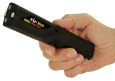 Zap Stick Stun Gun 800000V Black Plastic Close Contact ZAPSTK800FB