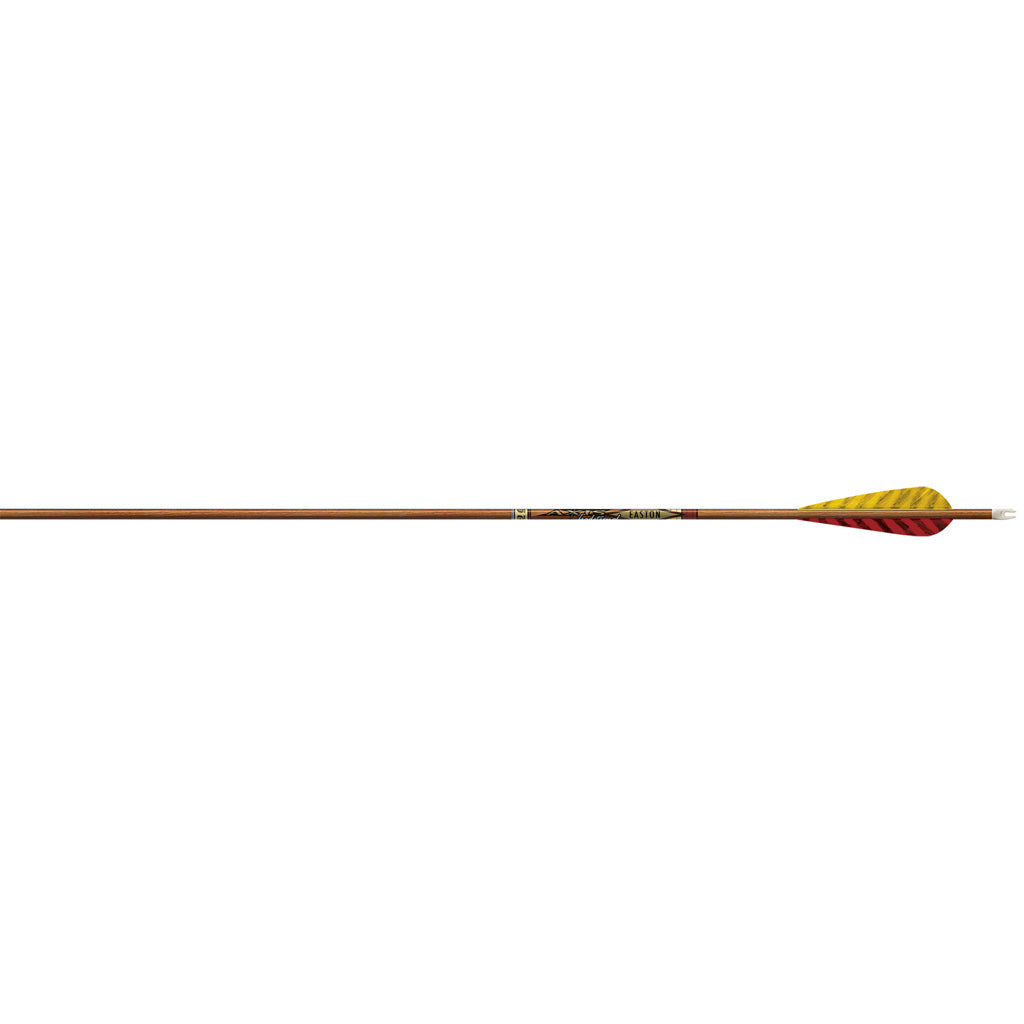 Easton 5mm Axis Traditional Archery Arrows 600 4 in. Feather Fletching 6 pk.