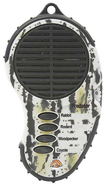 Cass Creek 334 Pocket-Size Mini Electronic Predator Call, 4 Sounds, Brown Plastic