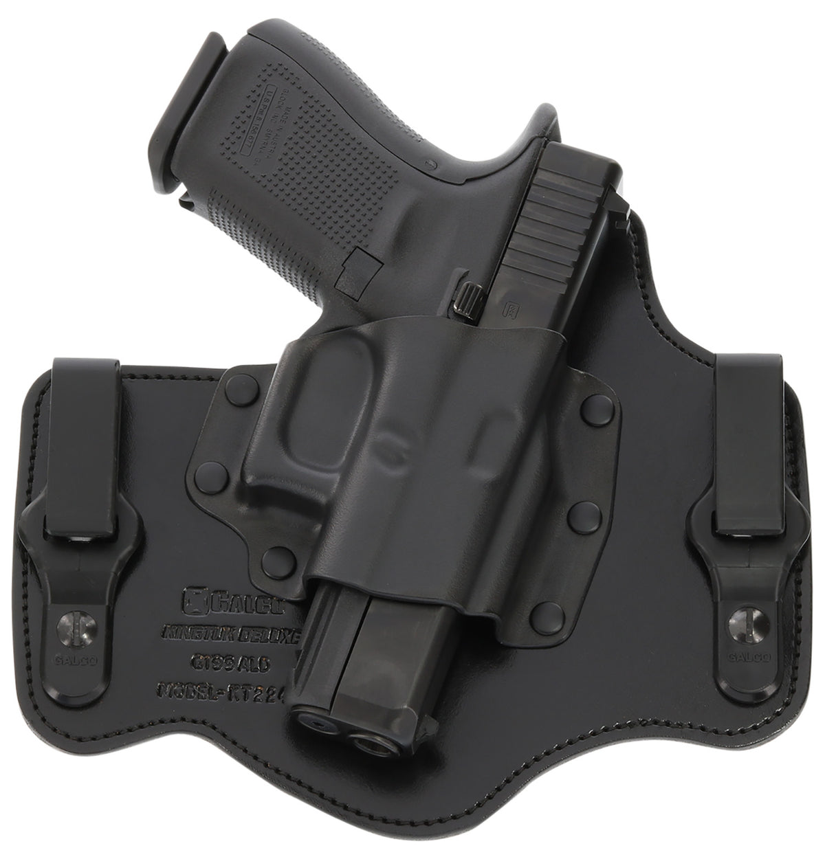 Galco KT224B KingTuk Deluxe Inside Waistband Holster Glock 17/22/Ruger Security-9, Right Hand
