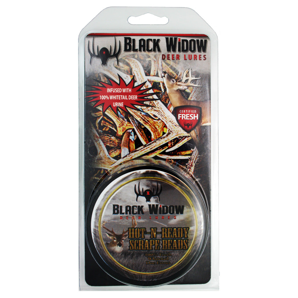 Black Widow Hot-N-Ready Doe Estrus 2 oz. Deer Attractant Scrape Beads