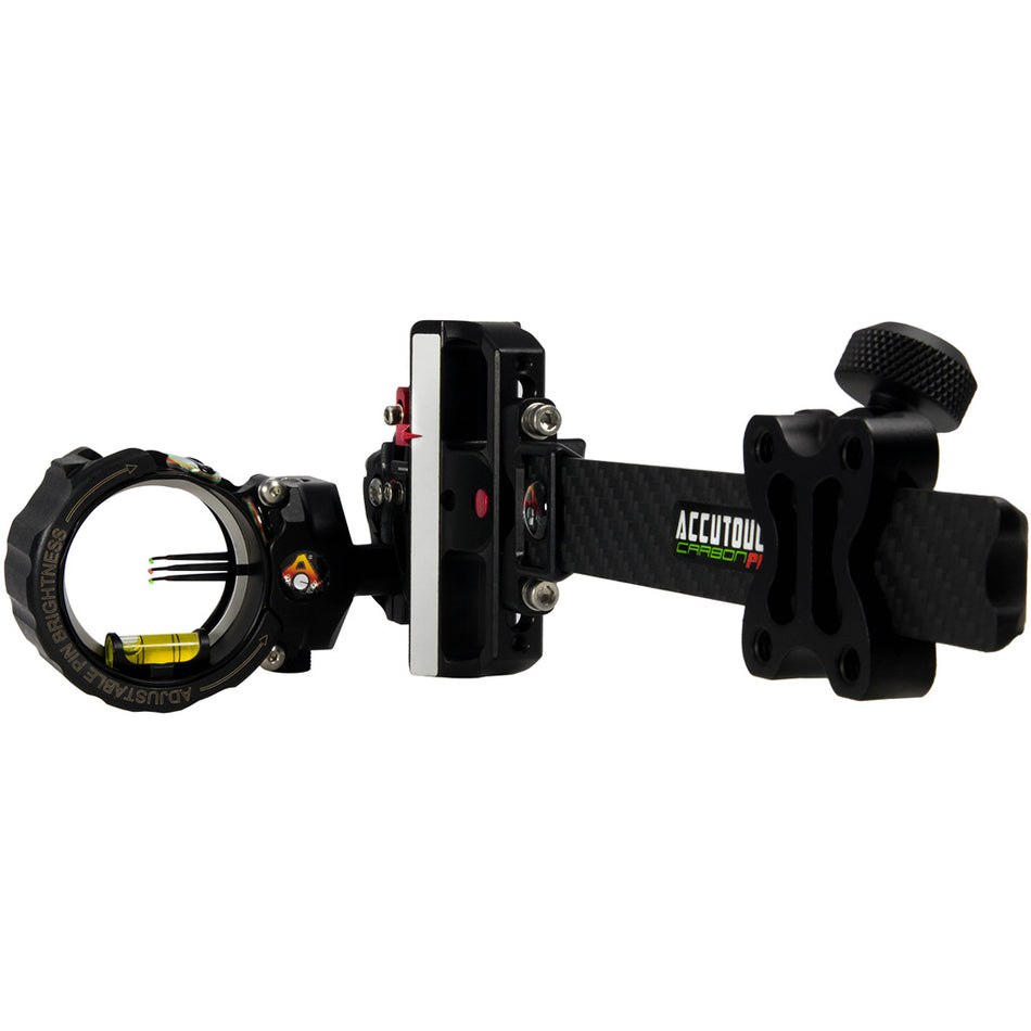 Axcel AccuTouch Carbon Pro AccuStat .010 3 Pin Archery Sight RH/LH