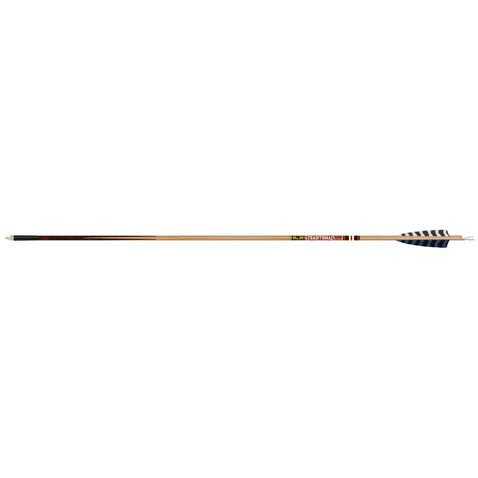 Gold Tip Traditional Classic XT Arrow Set 500 Spine 4-Inch Feathers 6 pk