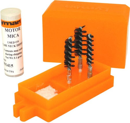 Lyman Case Neck Dipper Kit with Dry Mica Lubricant