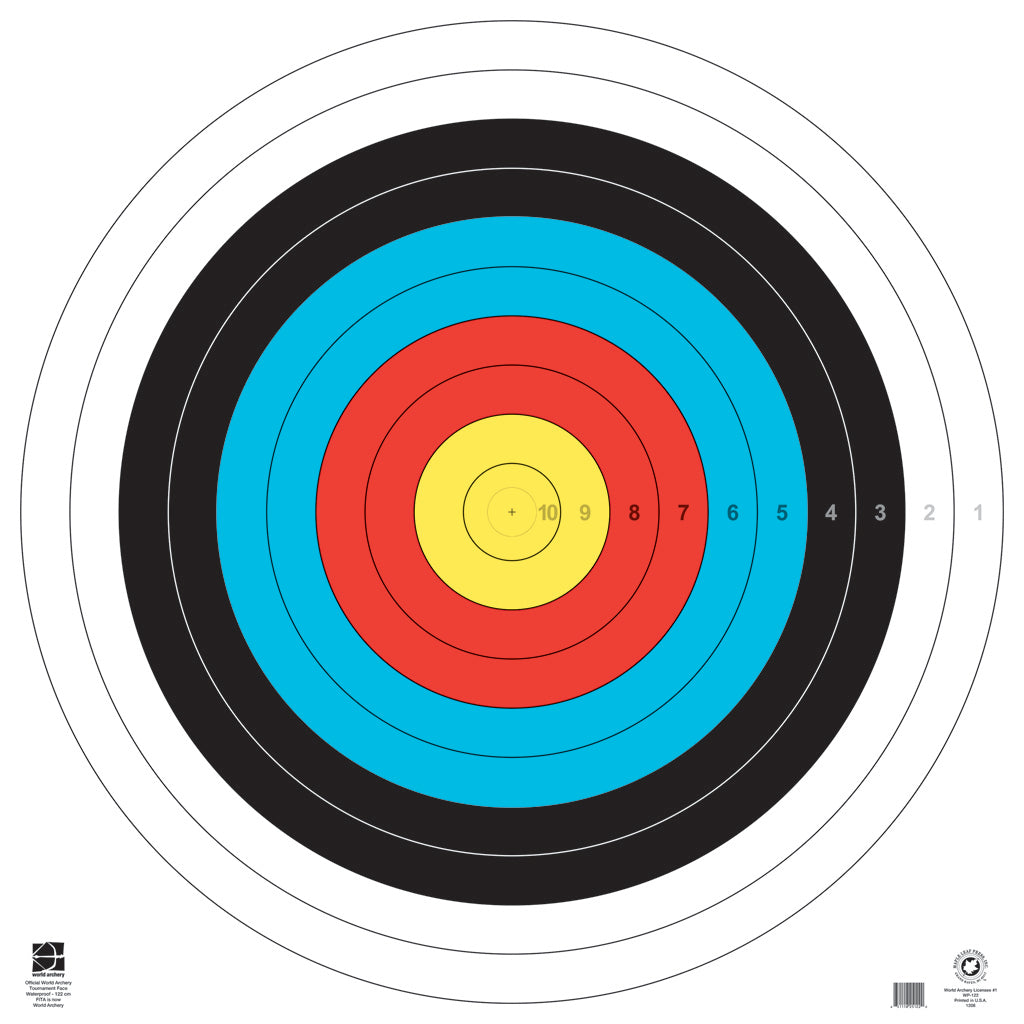Maple Leaf World Archery Waterproof Target Faces 122 cm 15 Pack