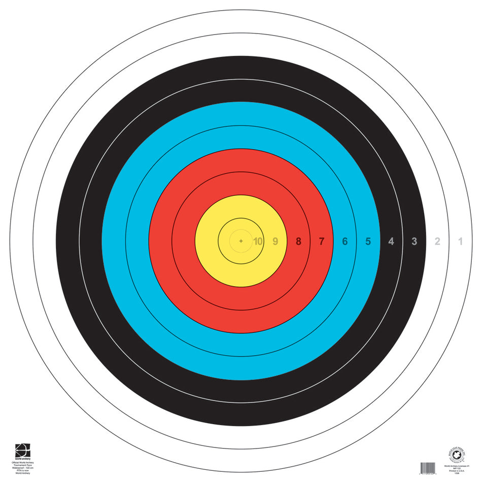 Maple Leaf World Archery Waterproof Target Faces 122 cm 15 Pack