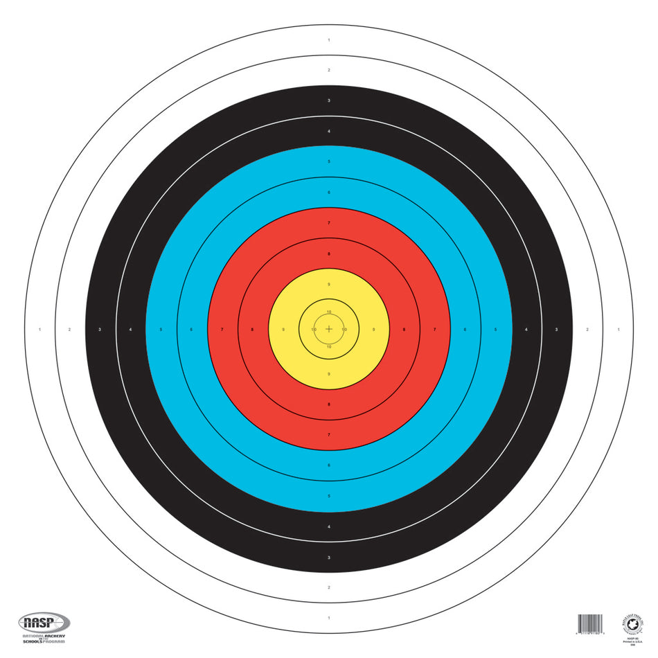 Maple Leaf NASP Target Faces 80 cm Tag Weight Paper 25 Pack