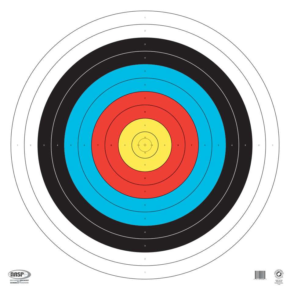 Maple Leaf NASP Waterproof Target Faces 80 cm 25 Pack