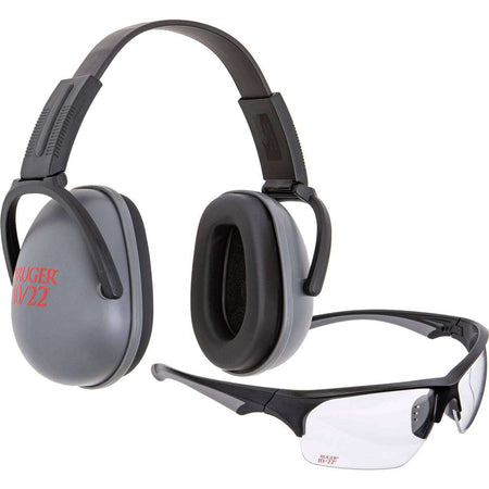 Allen Ruger 10/22 Hearing Muffs and Glasses Combo Kit