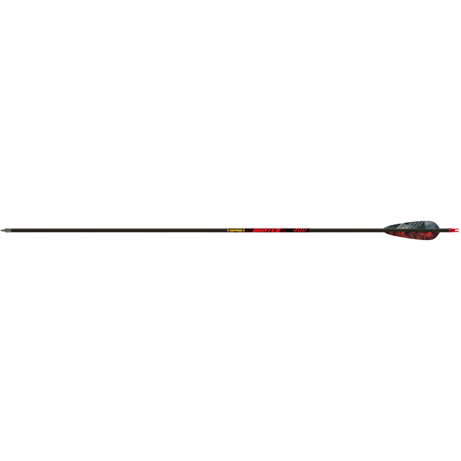 Gold Tip Hunter Arrow Set 400 Spine 4 in. Feather Fletch 6 pk