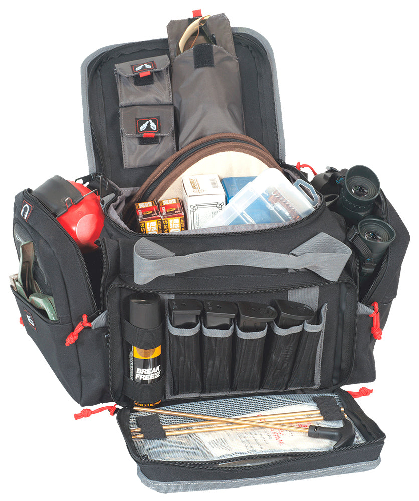 GPS 1411MRB Medium Range Bag Black Nylon with Metal Hardware Shoulder Strap