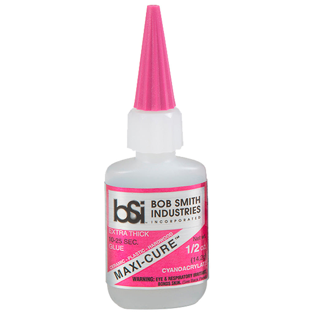 Bob Smith Maxi-Cure Fast Set Archery Glue Fletching and Points 0.5 oz