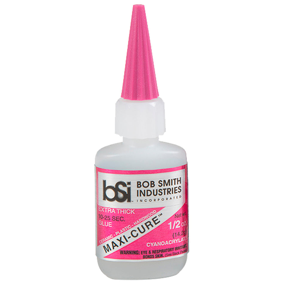 Bob Smith Maxi-Cure Fast Set Archery Glue Fletching and Points 0.5 oz