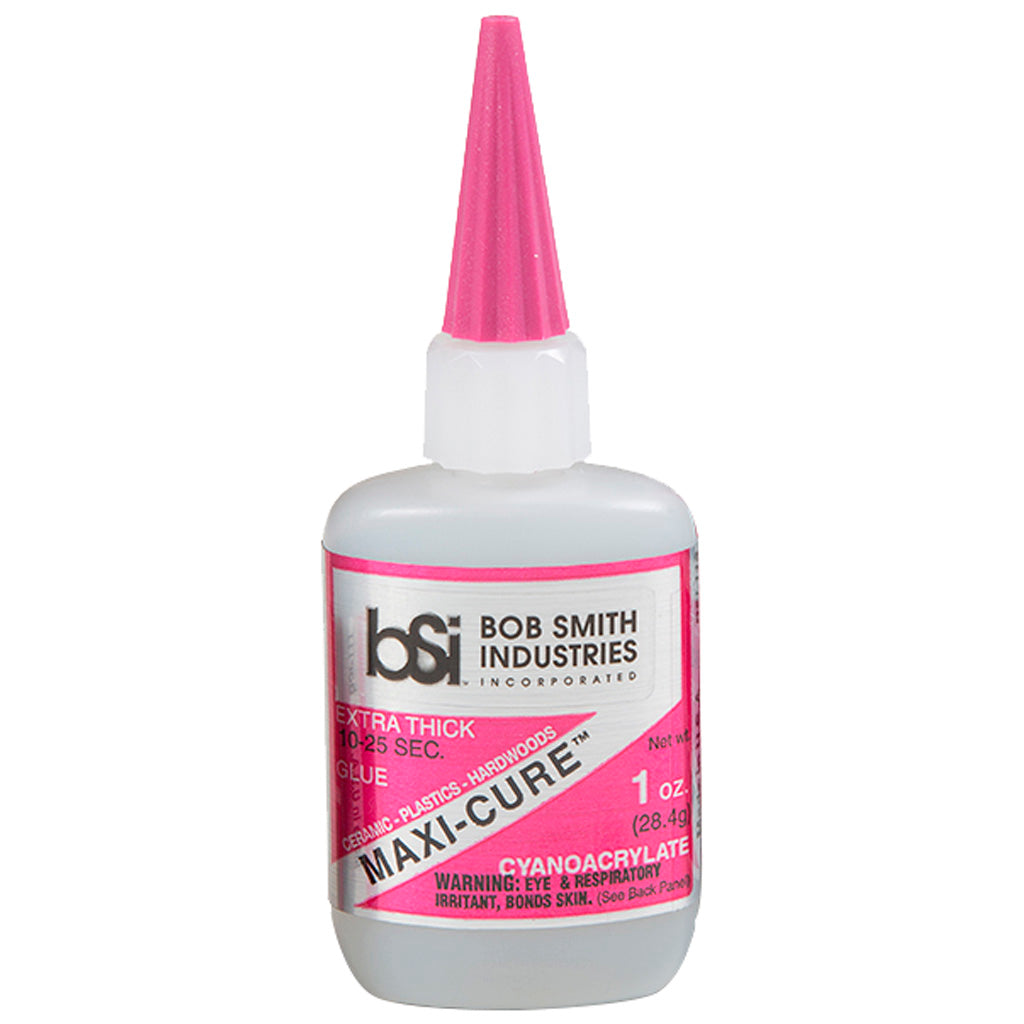 Bob Smith Maxi-Cure Fast Set Archery Glue Fletching and Points 1 oz