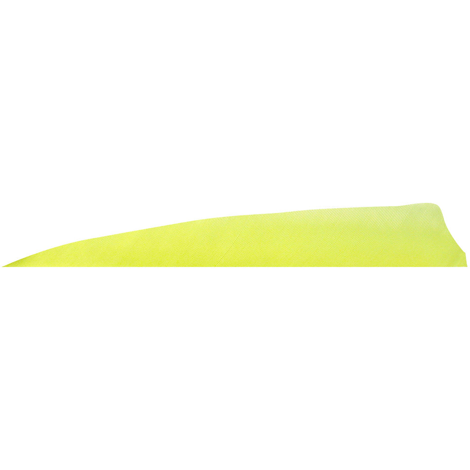 Gateway Shield Cut Feathers 4 in. Right Wing Flo Yellow 100 Pk.