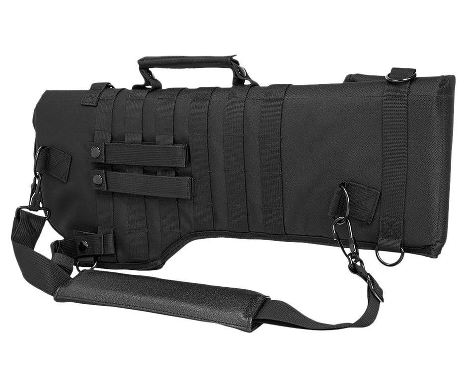 NcStar VISM Black Tactical Rifle Scabbard AR-15 Quick-Release Buckle D-Rings