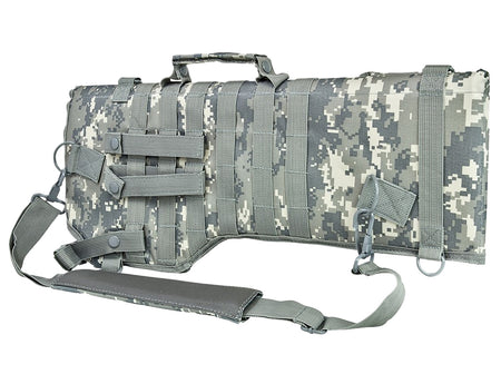 NcStar VISM Tactical Rifle Scabbard Digital Camo Quick-Release Buckle Retention Strap