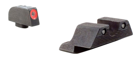 Trijicon HD Night Sights Green Tritium Orange Outline - Glock 17/17L/19 Front and Rear Set (600538)