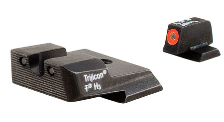 Trijicon HD Night Sights Green Tritium Orange Outline - S&W M&P/M&P M2.0 Front and Rear Set (600556)