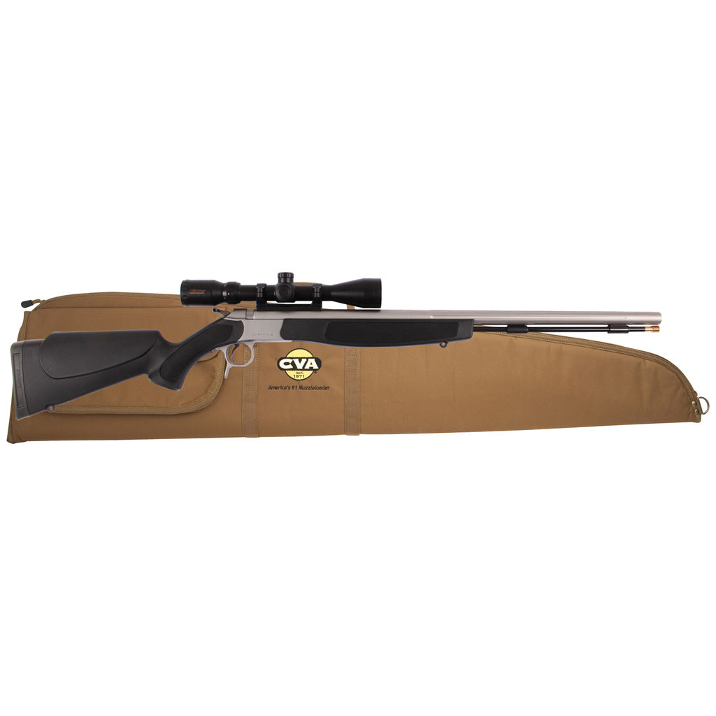 CVA Optima V2 Muzzleloader .50 Cal. Black/Stainless with Scope and Case Combo