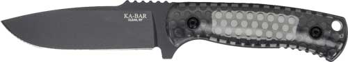 KA-BAR Les George 4.25" Drop Point Fixed Blade Knife with Sheath