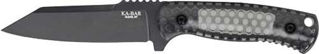 KA-BAR Les George 4.62" Reverse Tanto Fixed Blade Knife with Sheath