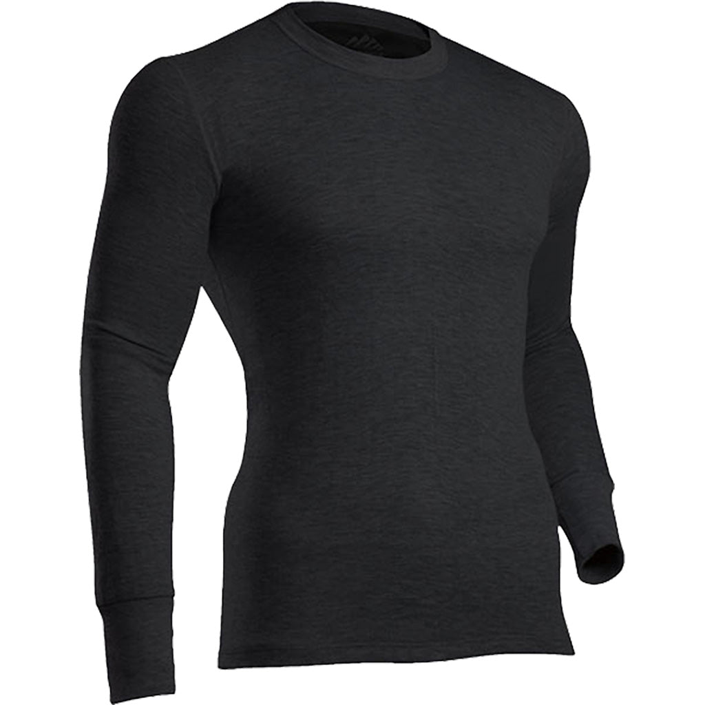 ColdPruf Platinum II Black Thermal Crew Shirt Large