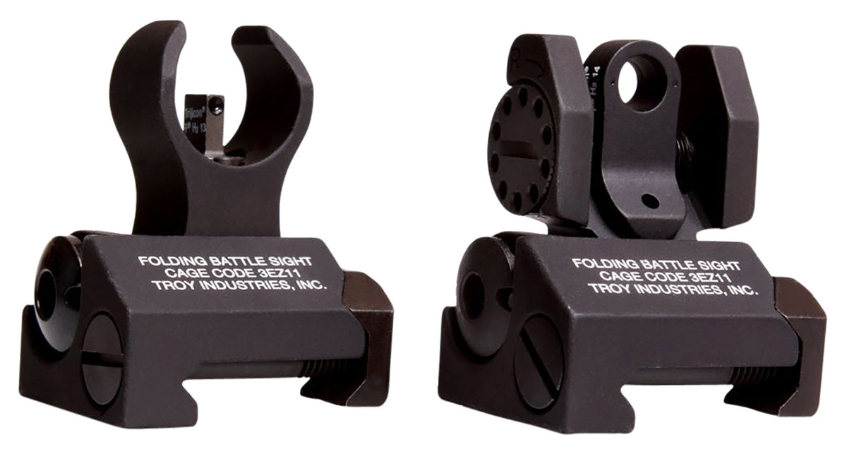 Troy Ind SSIGIARSMBT00 Micro Sight Set HK Front & Round Rear Black Finish