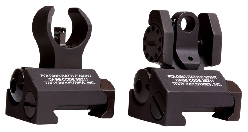 Troy Ind SSIGIARSMBT00 Micro Sight Set HK Front & Round Rear Black Finish