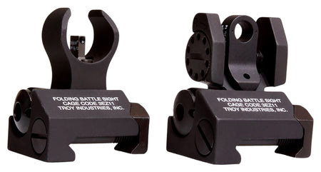 Troy Ind SSIGIARSTBT00 Micro Tritium Sight Set HK Front & Round Rear Black Finish