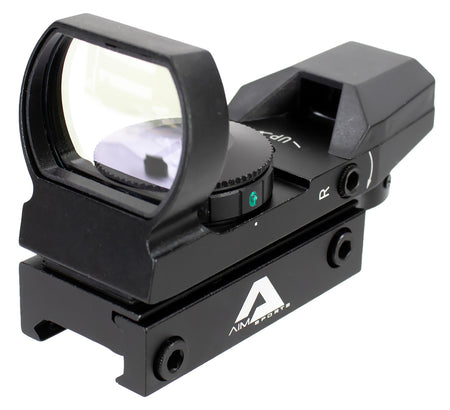 Aim Sports RT403 Red/Green Multi-Reticle Classic Reflex Sight 1x34mm Matte Black