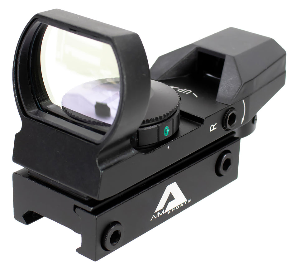 Aim Sports RT403 Red/Green Multi-Reticle Classic Reflex Sight 1x34mm Matte Black