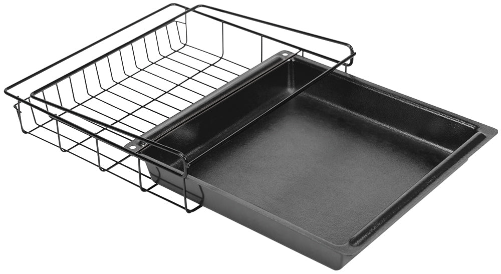 Lockdown Vault Under-Shelf Metal Drawer Organizer 11.5x12x2"