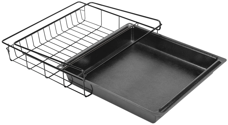Lockdown Vault Under-Shelf Metal Drawer Organizer 11.5x12x2"