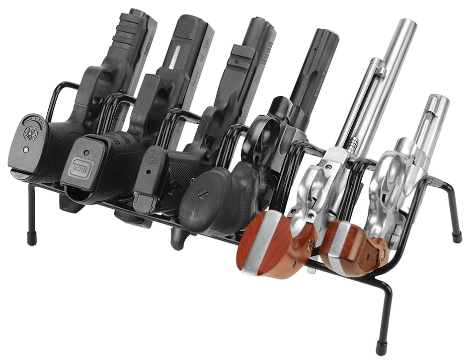 PAST 222210 LockDown 6-Gun Pistol and Revolver Rack Black