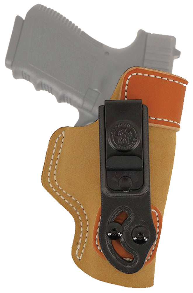 DeSantis Sof-Tuck IWB Tan Suede Leather Concealment Holster Glock 43 Right Hand
