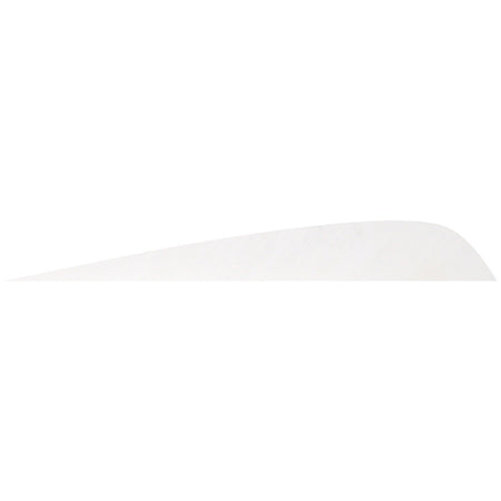 Gateway Right Wing White 4 in. Parabolic Feathers (12 Pack)