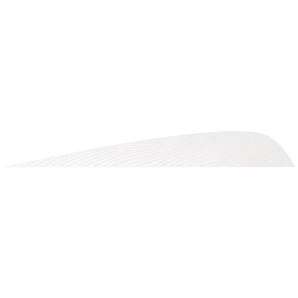 Gateway Right Wing White 4 in. Parabolic Feathers (12 Pack)