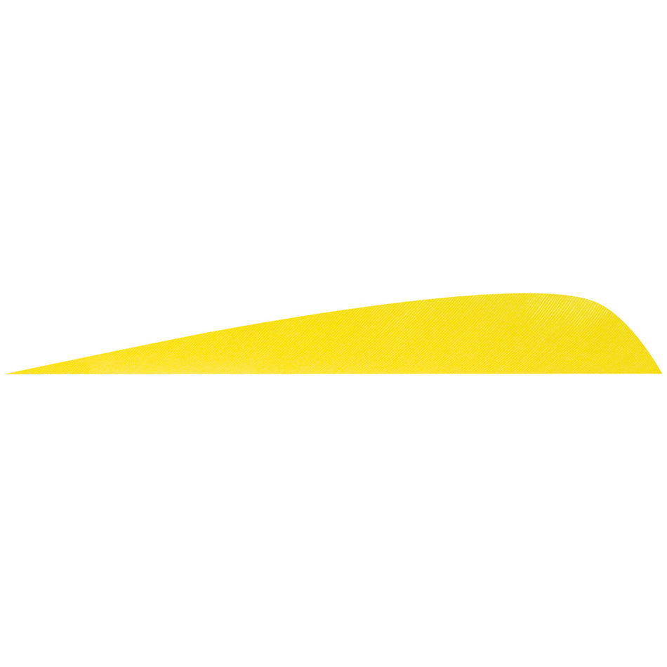 Gateway Right Wing Neon Yellow 5 in. Parabolic Feathers (12 Pack)