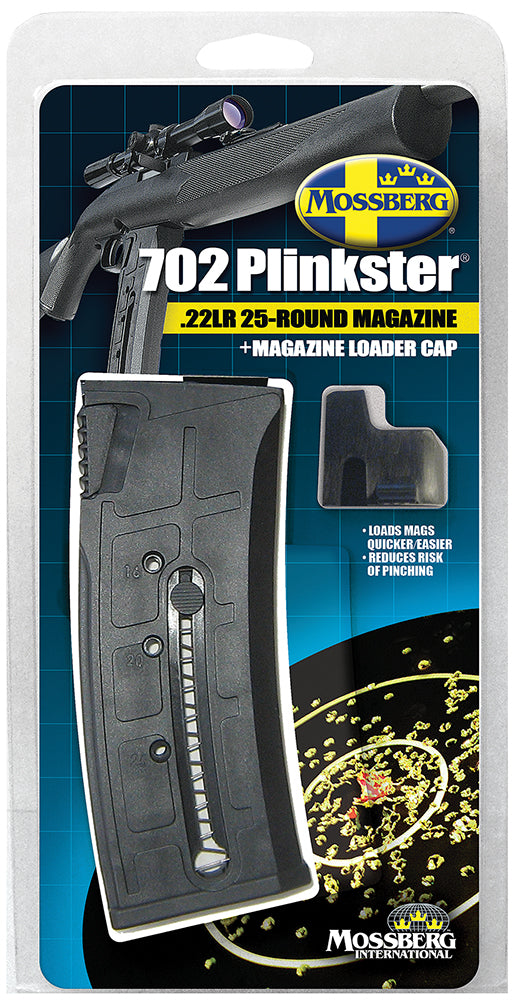 Mossberg 702 Plinkster 22 LR 25rd Factory Replacement Magazine Black Polymer