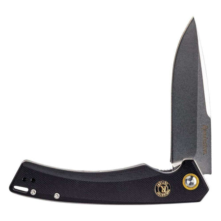 Remington EDC 4.75in Drop Point Folding Knife Black G10 Handle