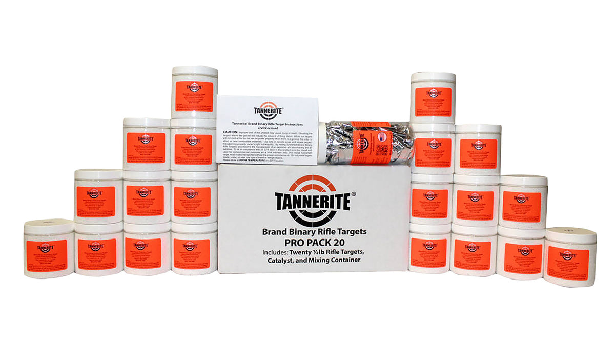 Tannerite PP20 Pro Pak Reactive Exploding Range Target 0.50 lb 20 Targets Centerfire Rifle