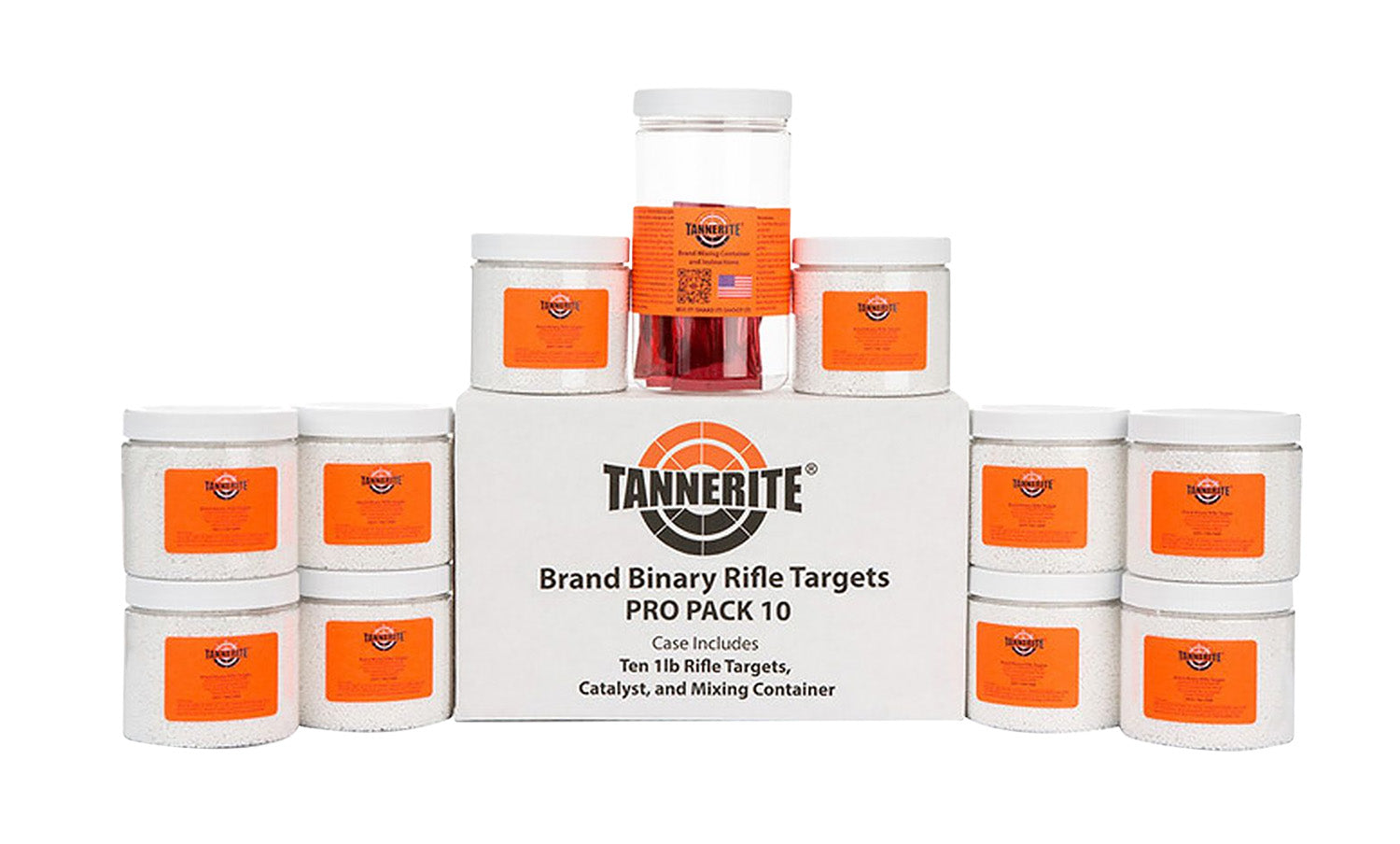 Tannerite PP410 Pro Pak 1 lb Impact Enhancement Exploding Targets 10 Pack for Centerfire Rifle