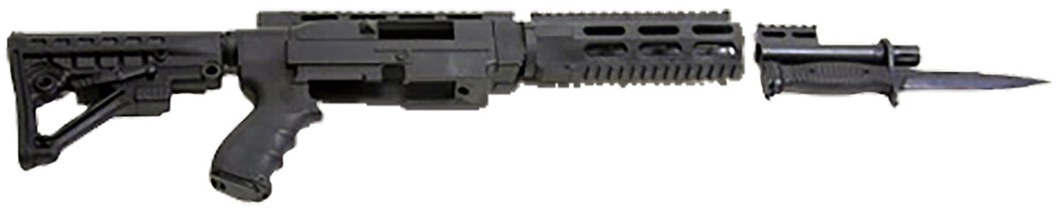 Archangel AA556R 6-Position Black Synthetic AR-15 Conversion Stock for Ruger 10/22