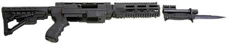 Archangel AA556R 6-Position Black Synthetic AR-15 Conversion Stock for Ruger 10/22