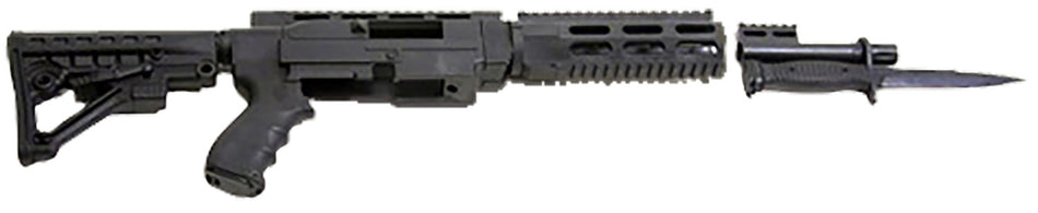 Archangel AA556R 6-Position Black Synthetic AR-15 Conversion Stock for Ruger 10/22