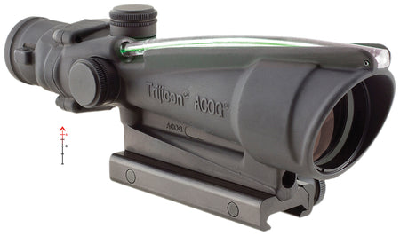 Trijicon 100149 ACOG Fixed 3.5x35mm Scope Black Anodized Illuminated Green Chevron BDC Reticle .223/5.56