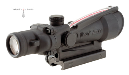 Trijicon 100154 ACOG Fixed 3.5x35mm Scope Black Anodized Illuminated Red Horseshoe BDC Reticle .308/7.62